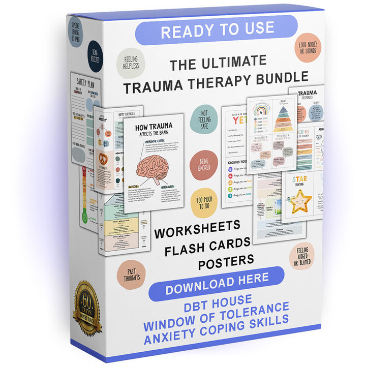 The Ultimate Trauma Bundle | Worksheets – Flash Cards – Posters – Ouzod.com